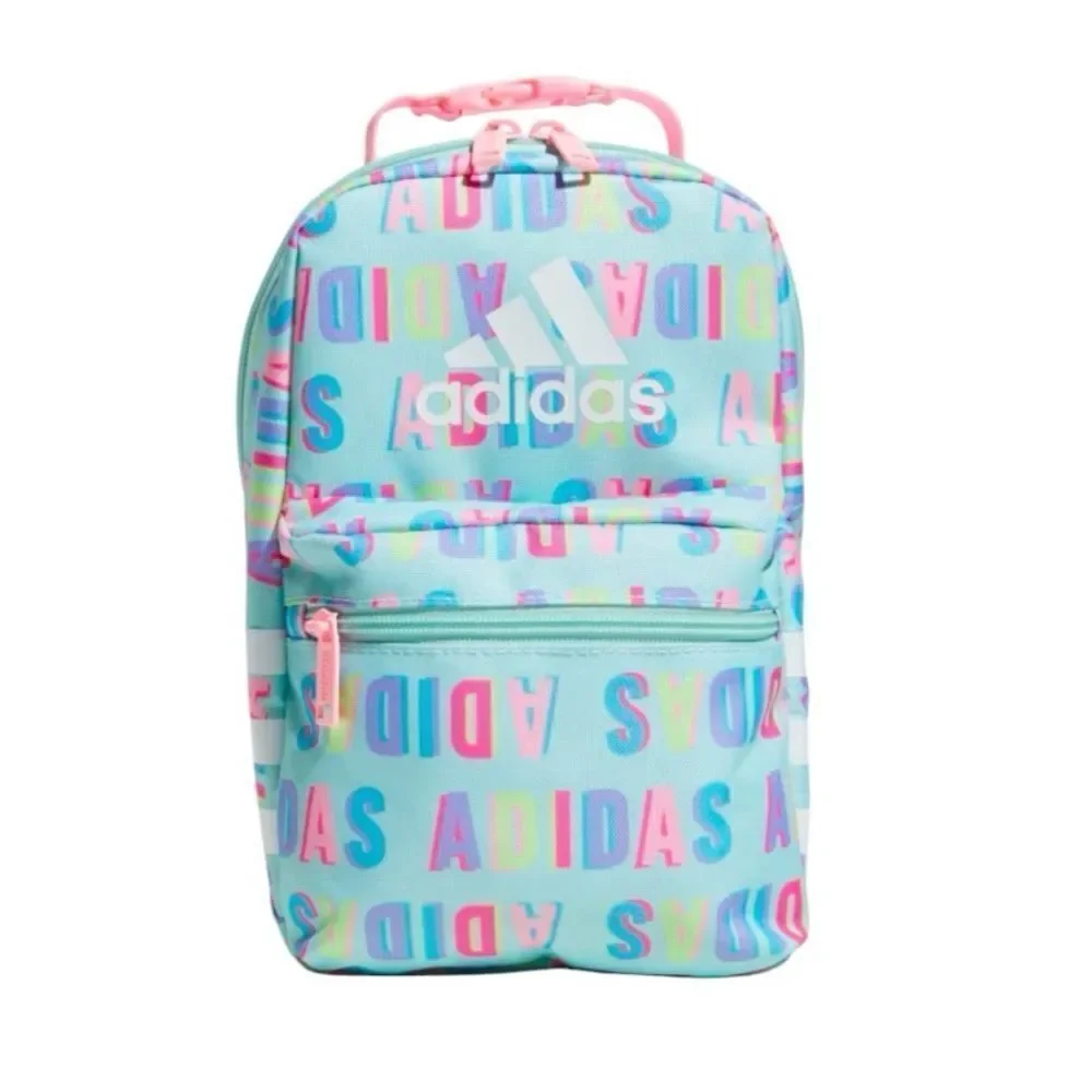 Adidas Foundations 6 Backpack and Adidas Santiago 3 Lunch Bag Set - Picture 6 of 12